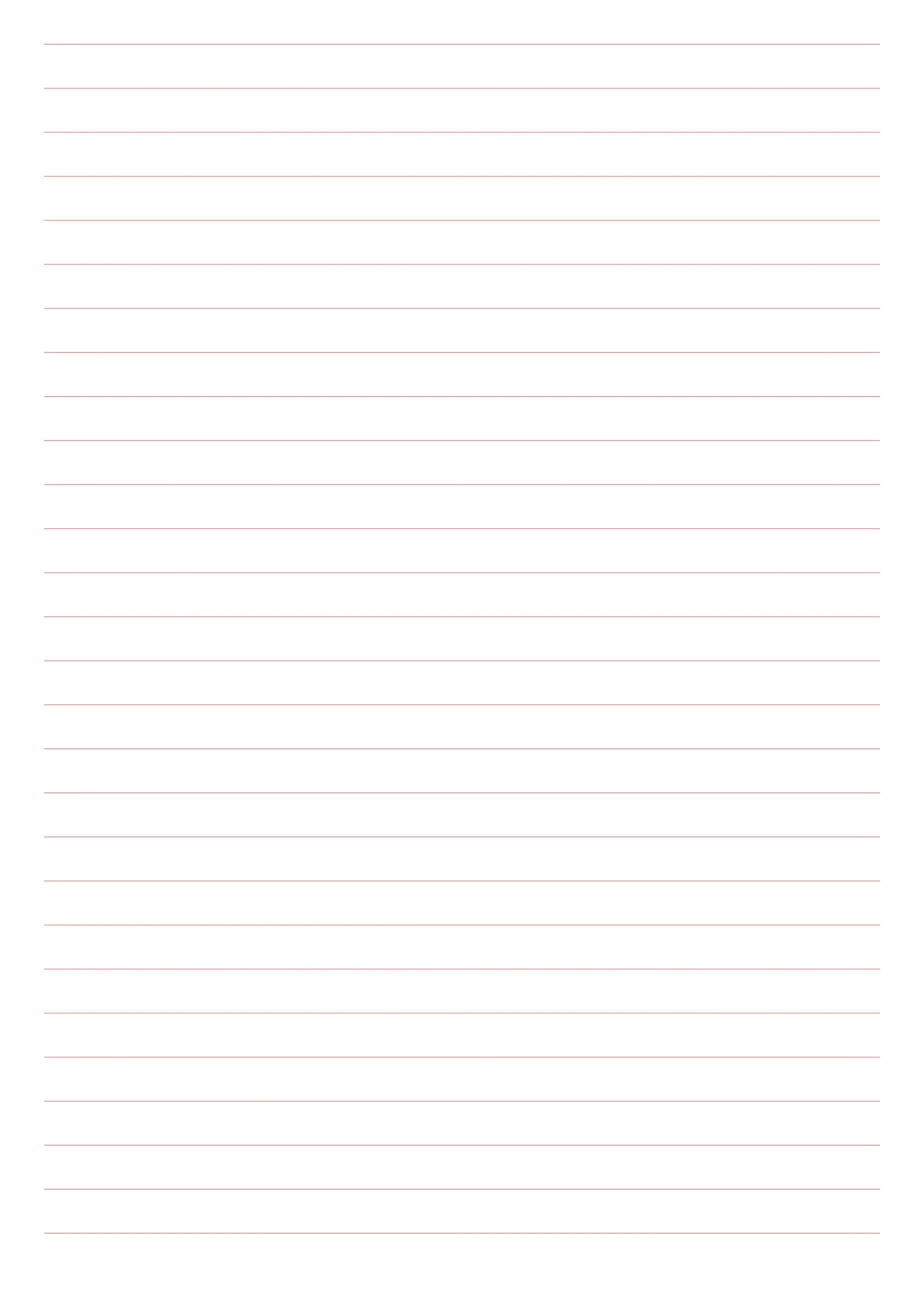 a3 size red lined paper with 10 mm spacing 