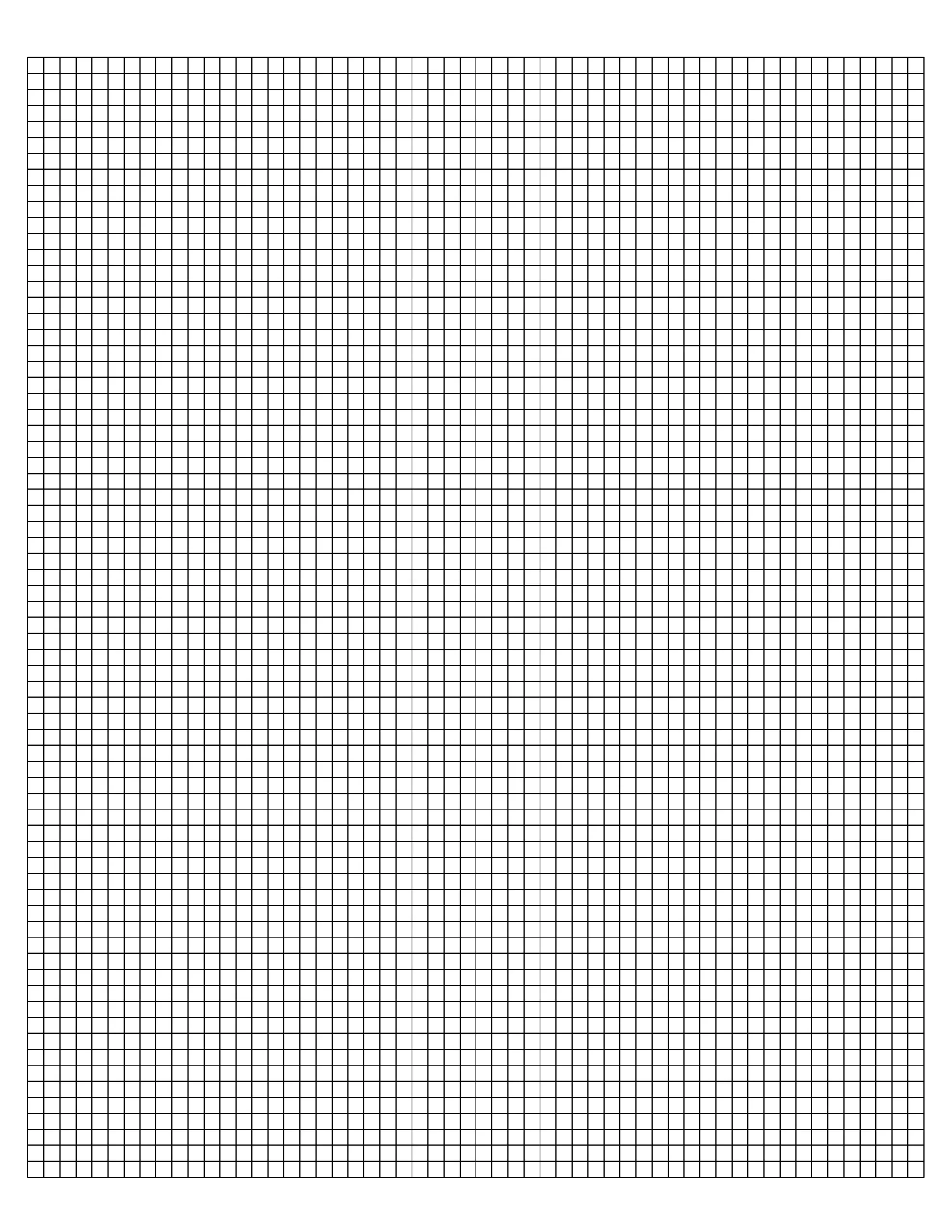 7 inch graph paper