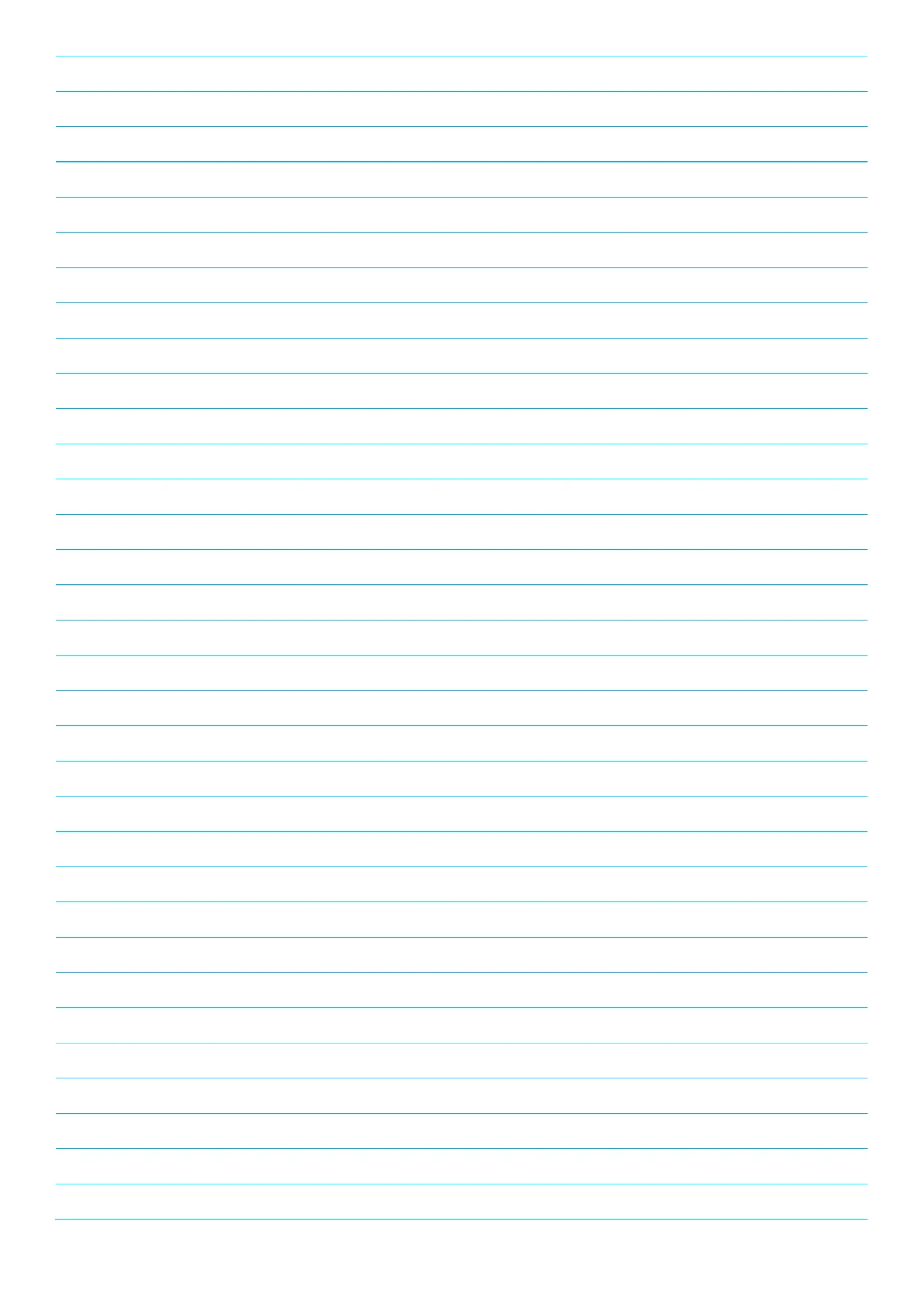 8mm blue lined paper