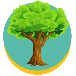 trees coloring page icon 