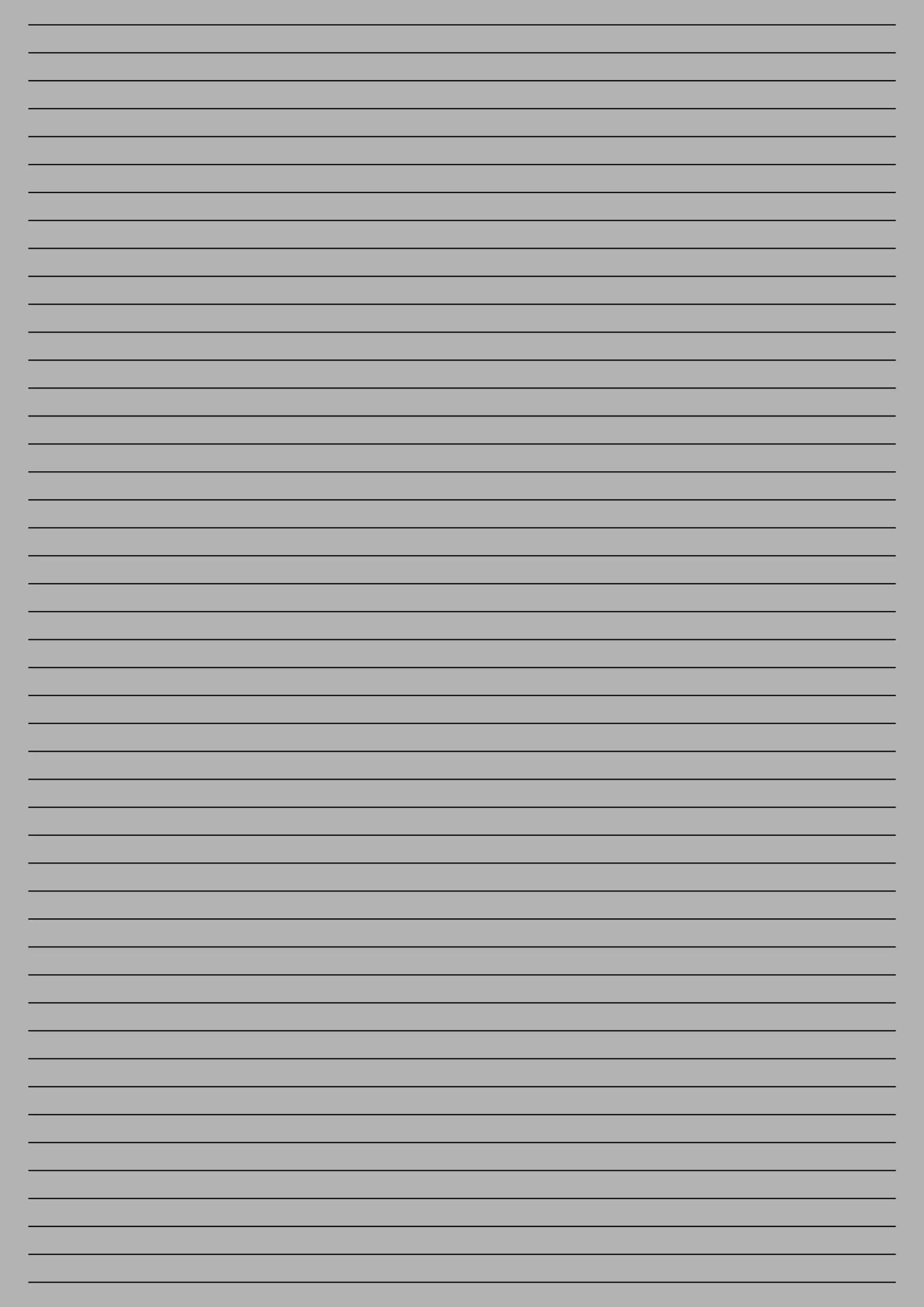 a4 gray lined paper