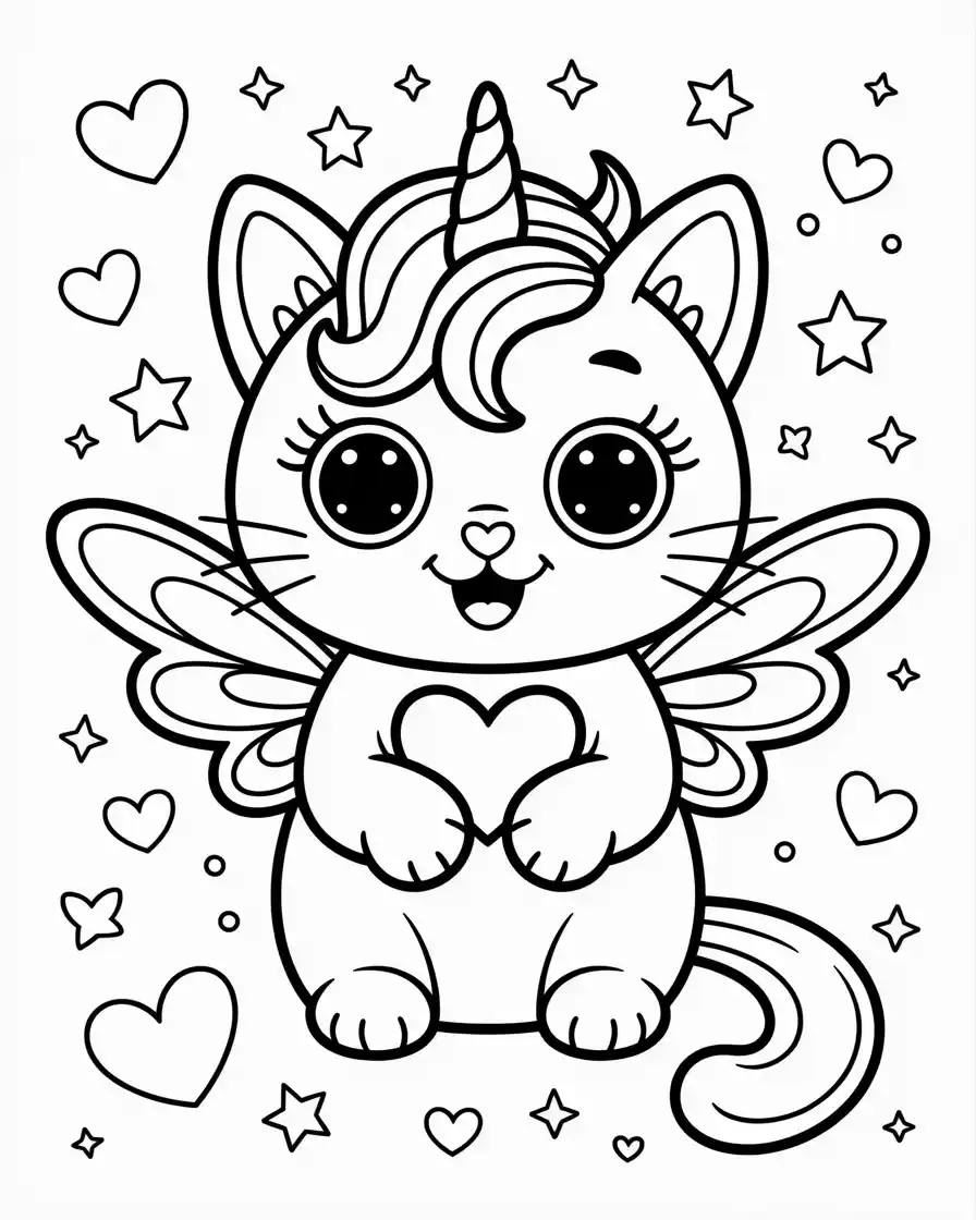 unicorn coloring pages