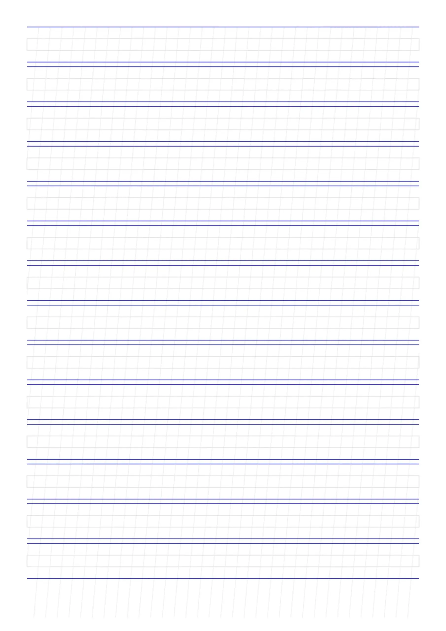 broad a4 size blue calligraphy paper