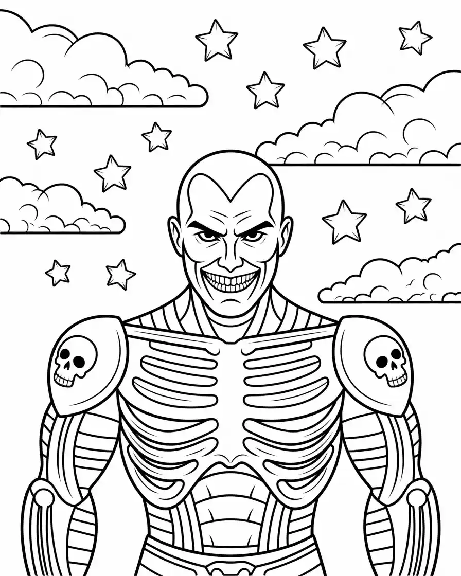 green goblin spiderman coloring page