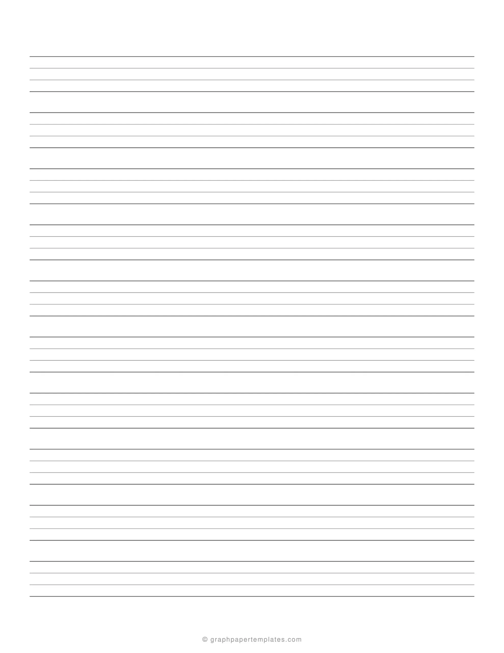horizontal lines calligraphy paper