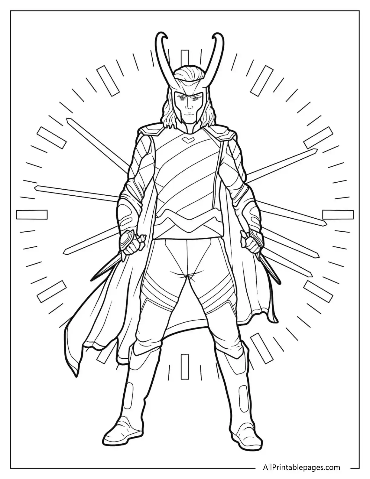 loki coloring page