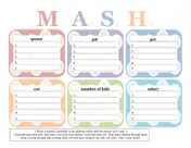 mash score sheet