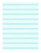 printable calligraphic guide paper