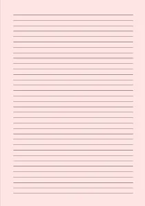  a4 printable lined paper light red medium black lines