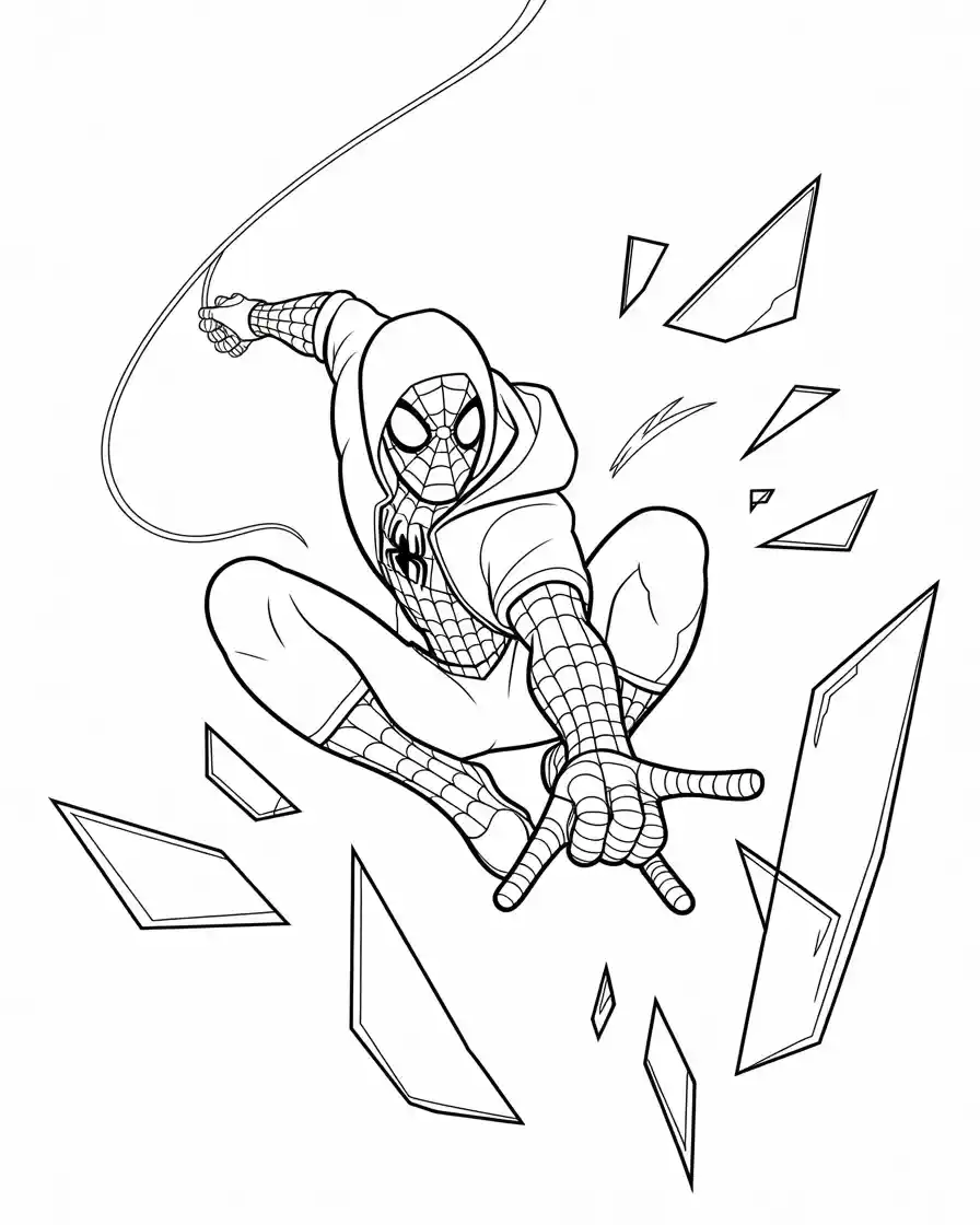 spider verse spiderman with webshooter 2