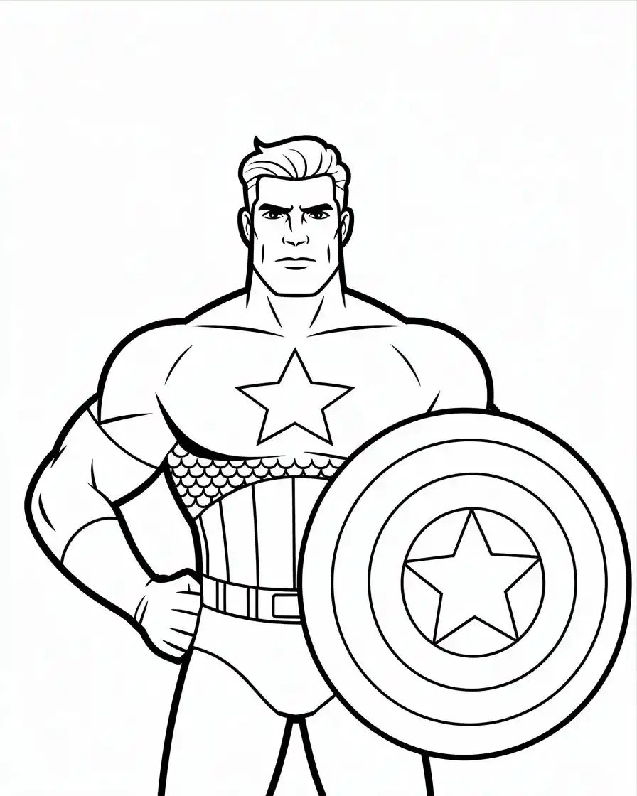 steve rogers as a captain america