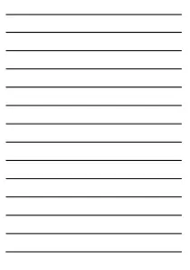 three fourth inch line low vision paper a4