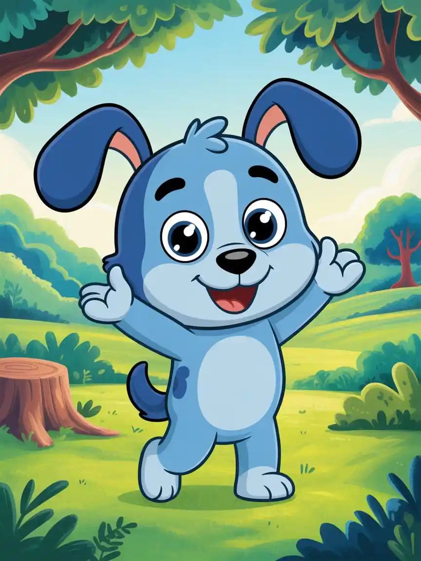 bluey coloring page icon