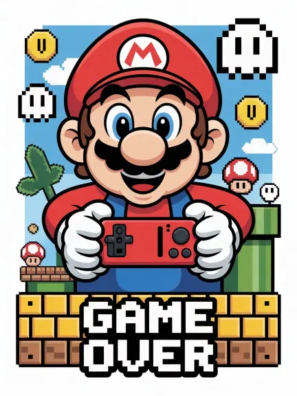 video games coloring page icon