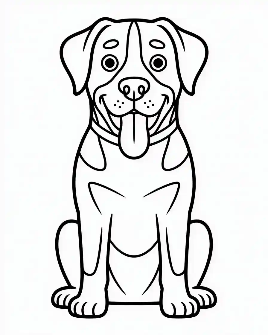 greater swiss mountain dog outline
