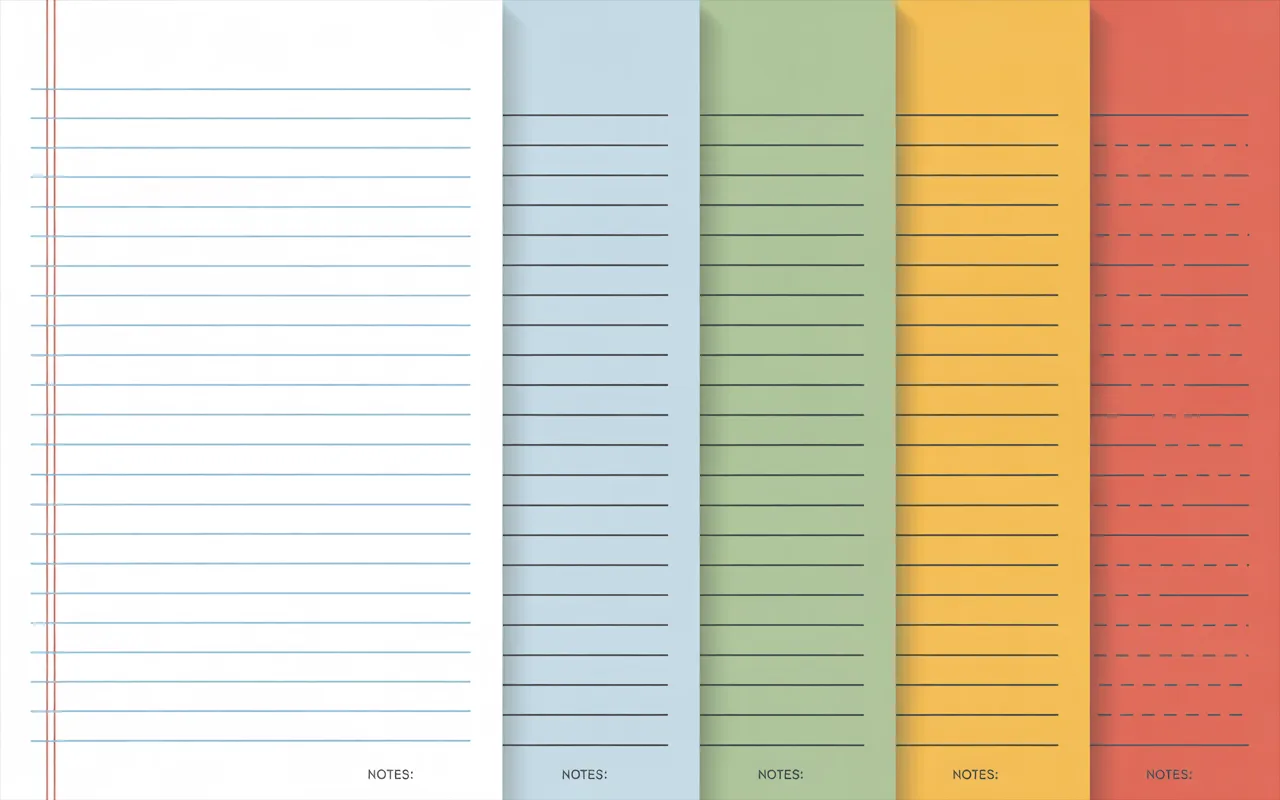lined paper templates