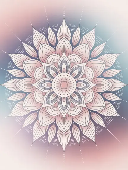 mandala coloring page icon