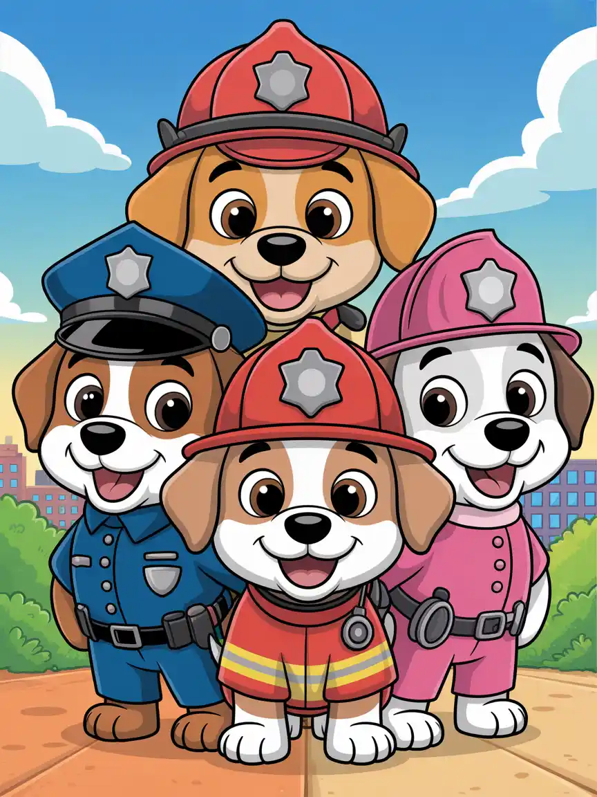 paw petrol coloring page icon