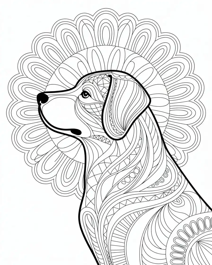 puppy mandala 1