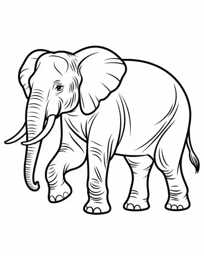 walking elephant