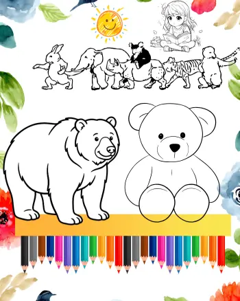 bear coloring sheets