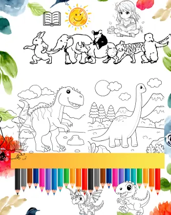 dinosaur coloring sheets