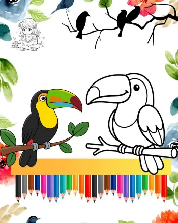 toucan coloring sheets